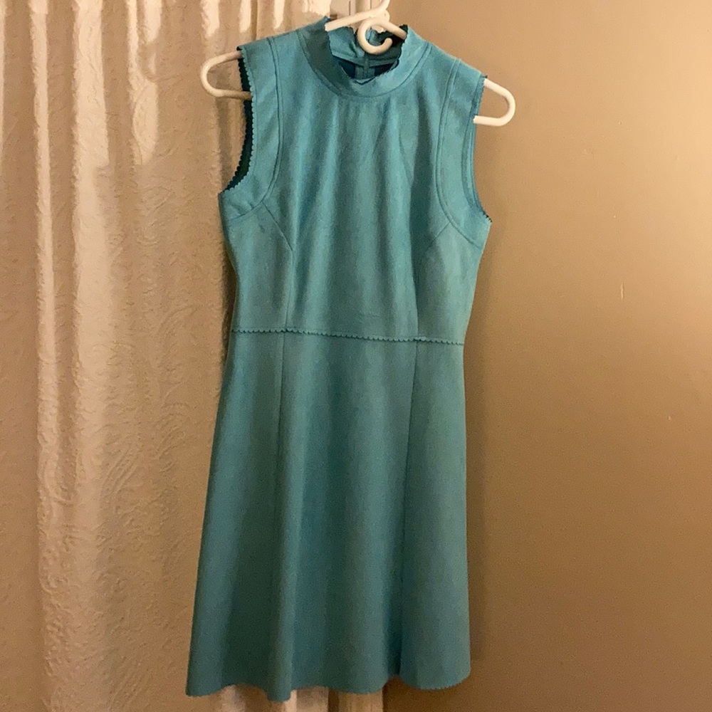Blue mini dress